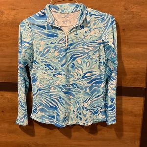 Icikuls Quarter Zip Long Sleeve Pullover